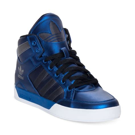 adidas blue sneakers.